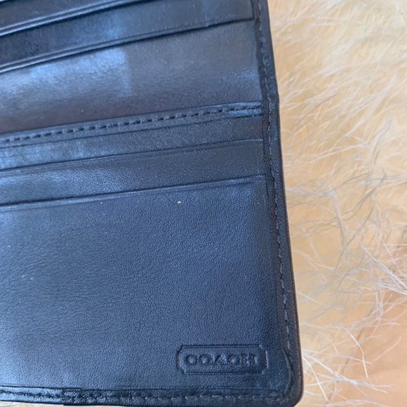 Coach midnight black card case - Picture 4 of 5